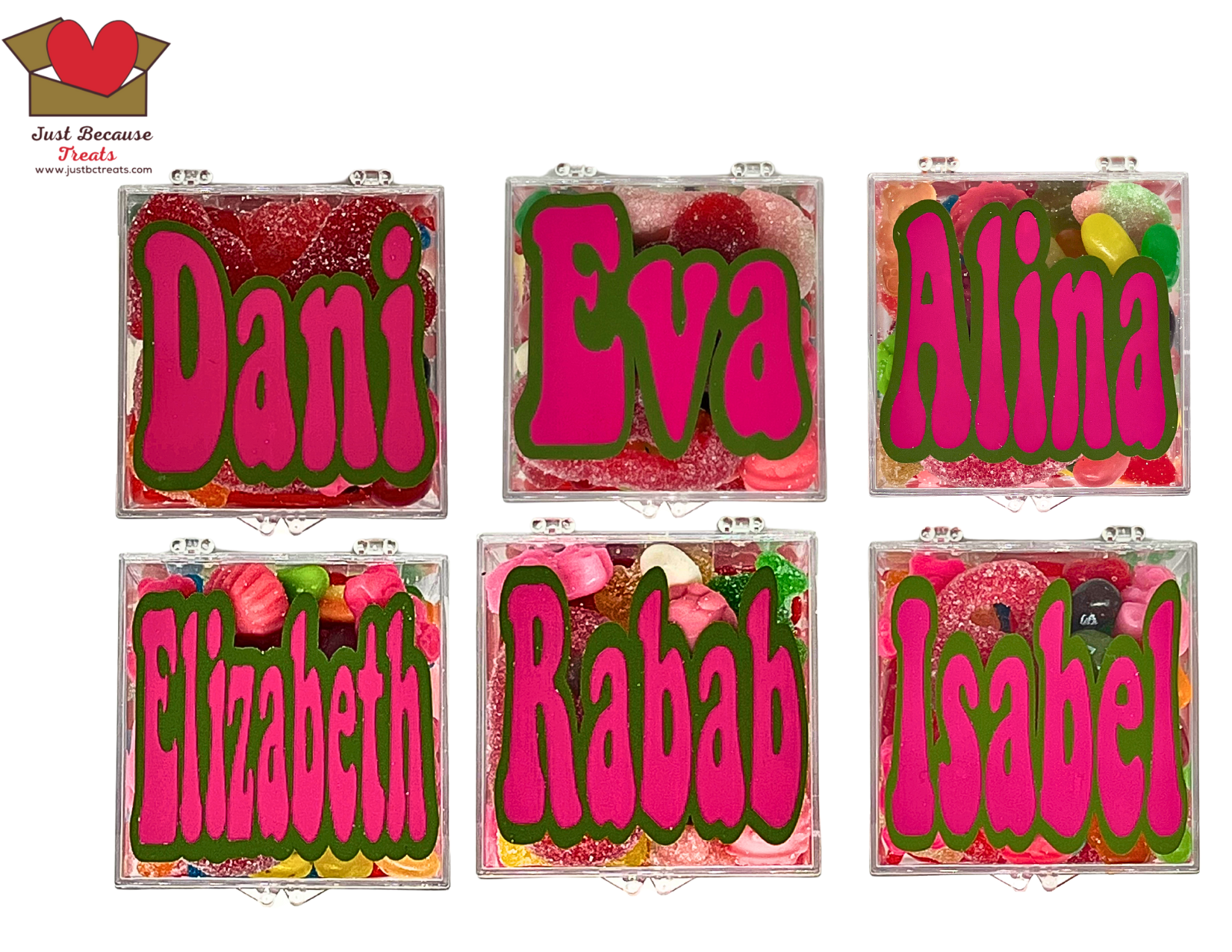 Just Because! グッズ Personalized candy pouches (Sugar Rush on the go) — Just Because